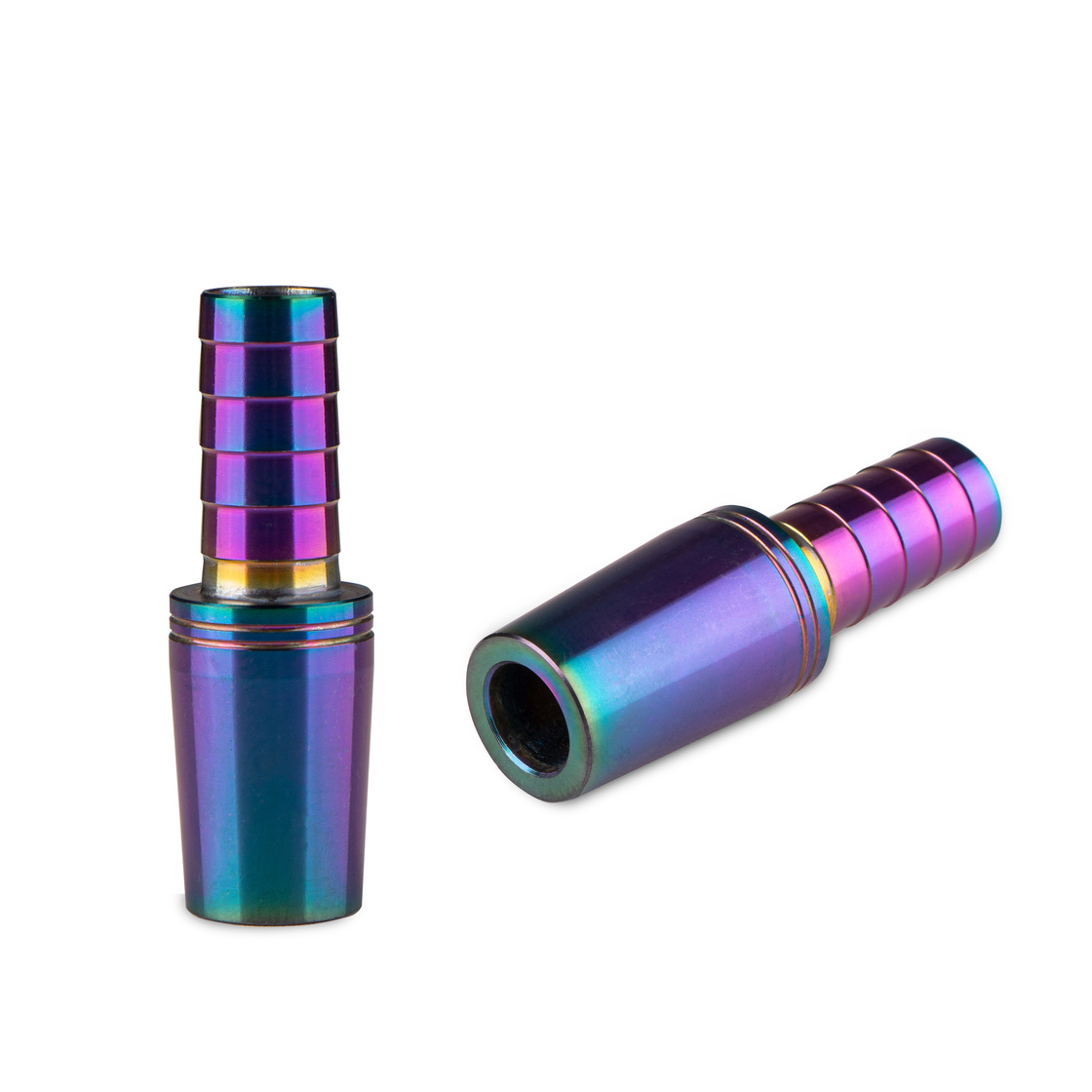 Smokah 18/8 Schliff Adapter Edelstahl - 4er Set Rainbow