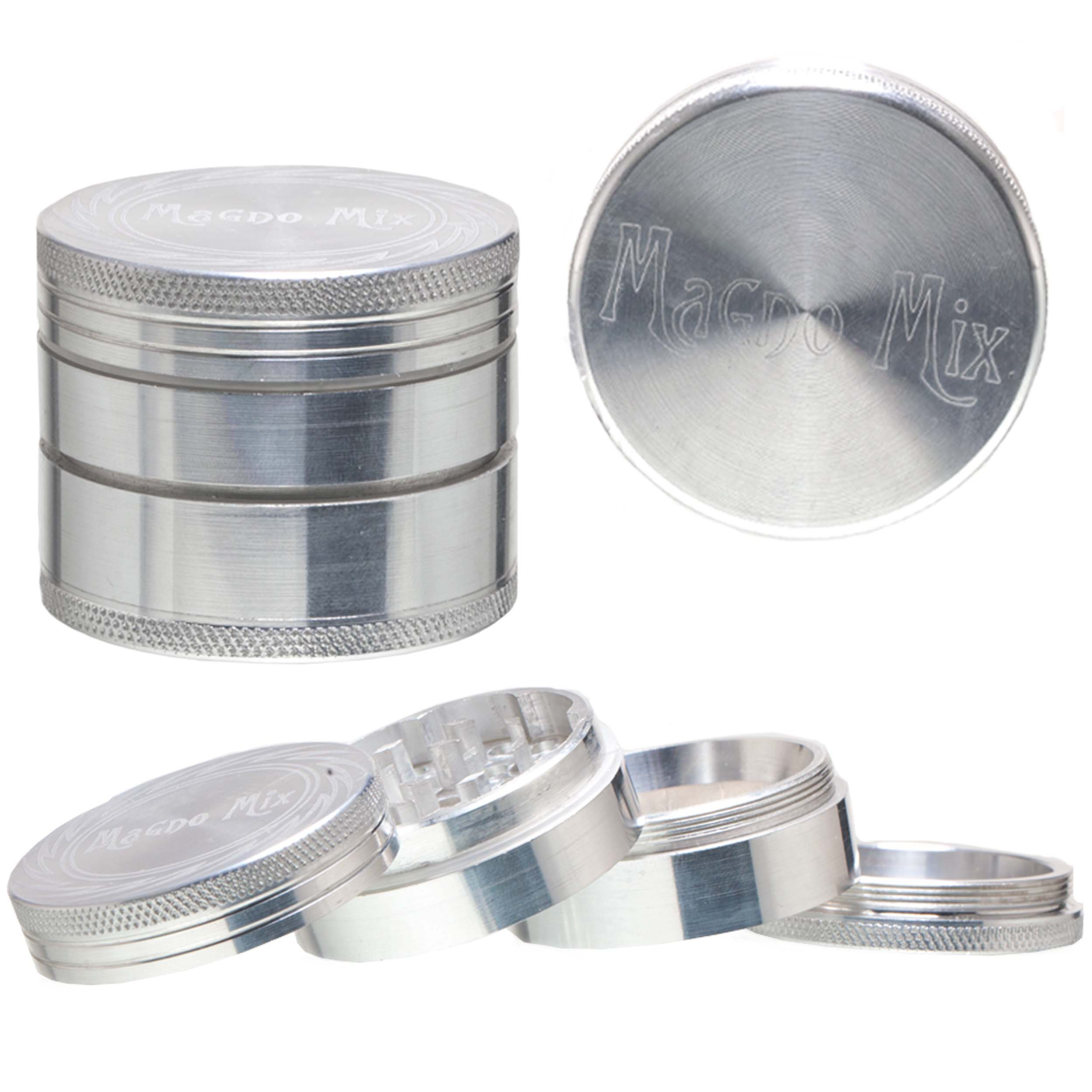 Magno Mix Grinder 50mm - silber - vierteilig