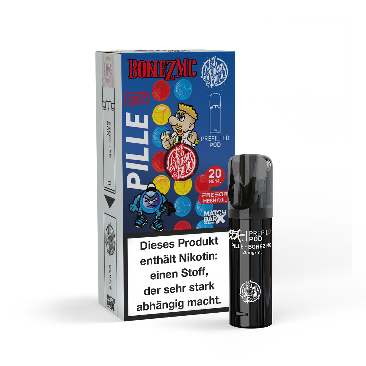 187 Strassenbande Prefilled Pod - Pille Bonez MC