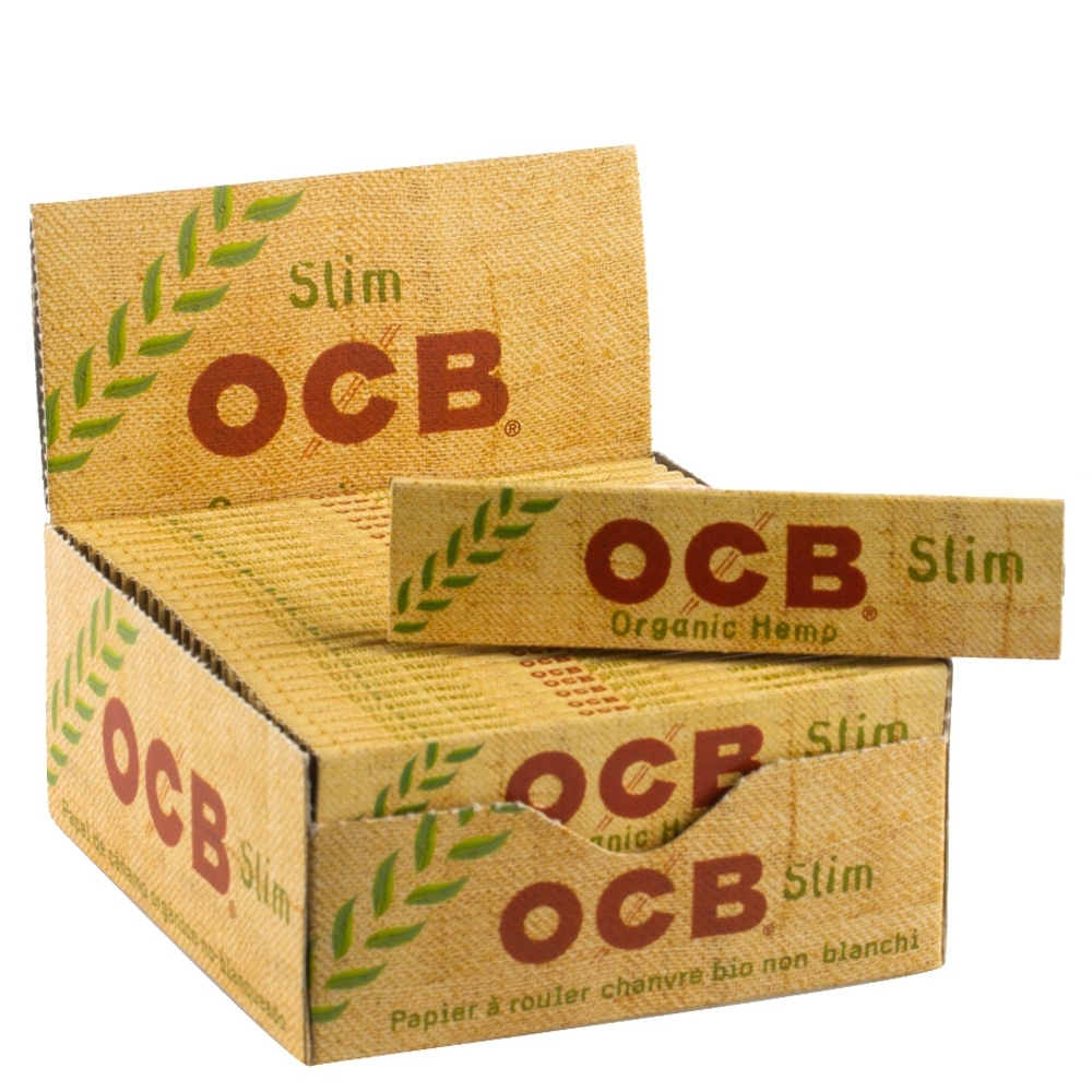 OCB Organic Hemp Smoking Paper King Size Slim - Box (50 Stück)