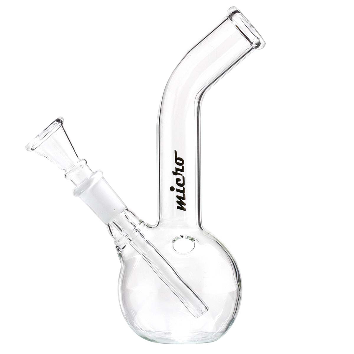 Micro Bouncer Glass Bong | H: 18 cm - Ø: 22 mm