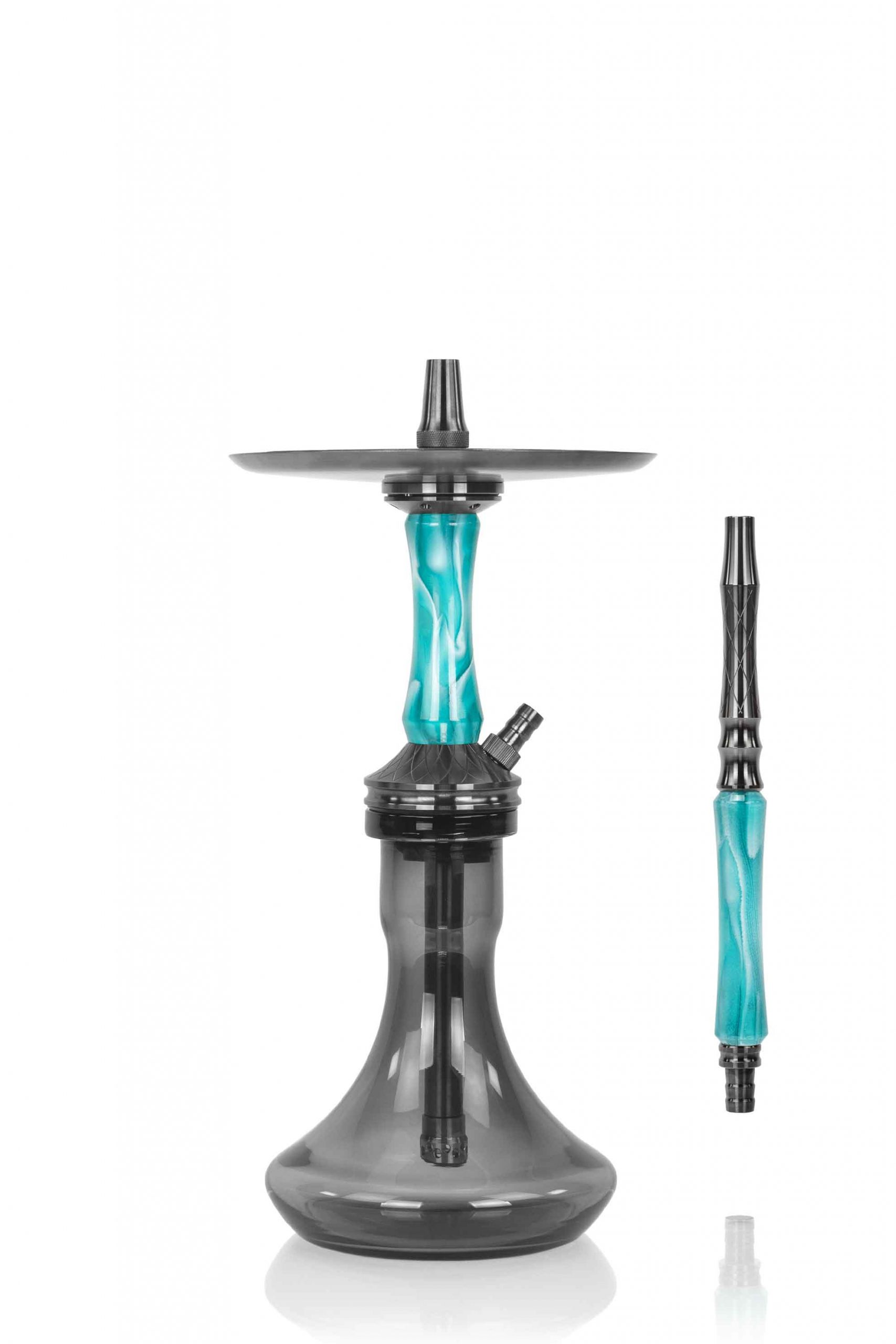 Ocean Hookah Kaif S 2nd Edition - Black Turquoise