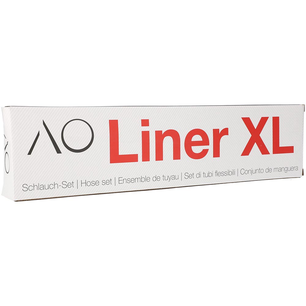 AO Schlauchset Alu Liner XL Silber