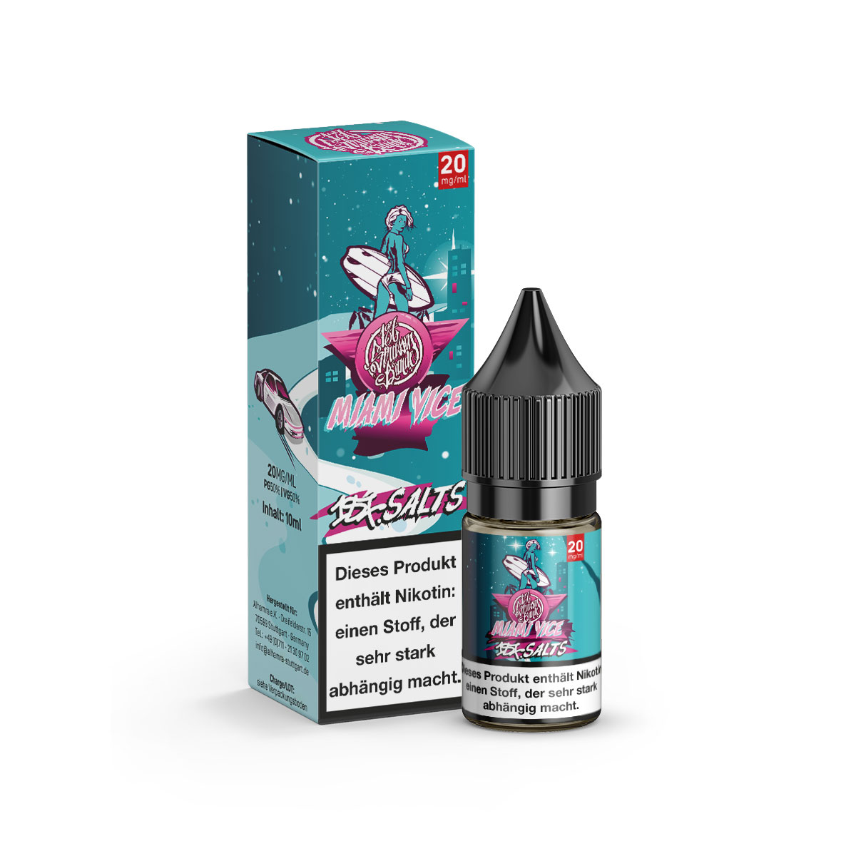 187 Salts Liquid 10ml (20mg/ml) - Miami Vize