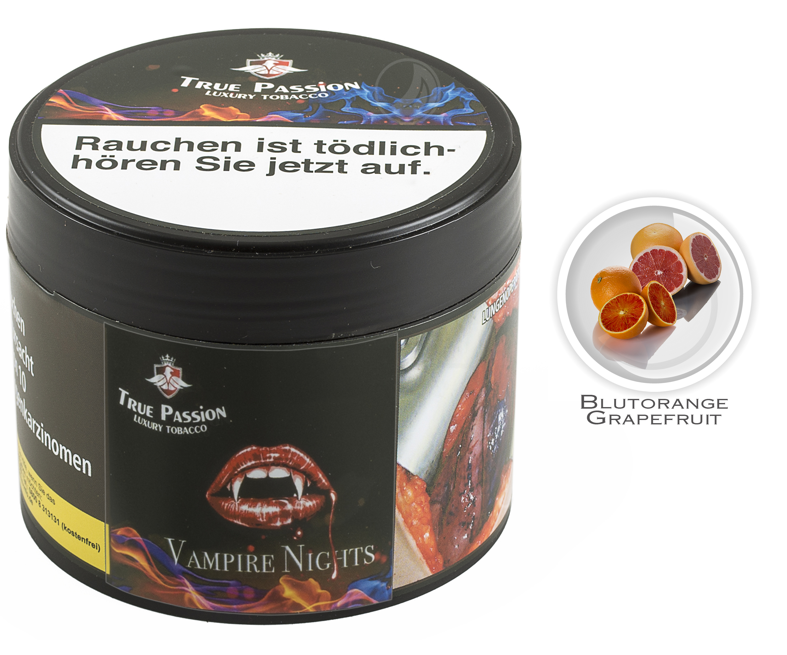 True Passion Tobacco 200g - Vampire Nights