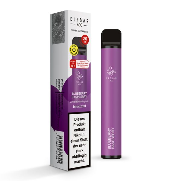 Elf Bar 600 E-Shisha Blueberry Raspberry