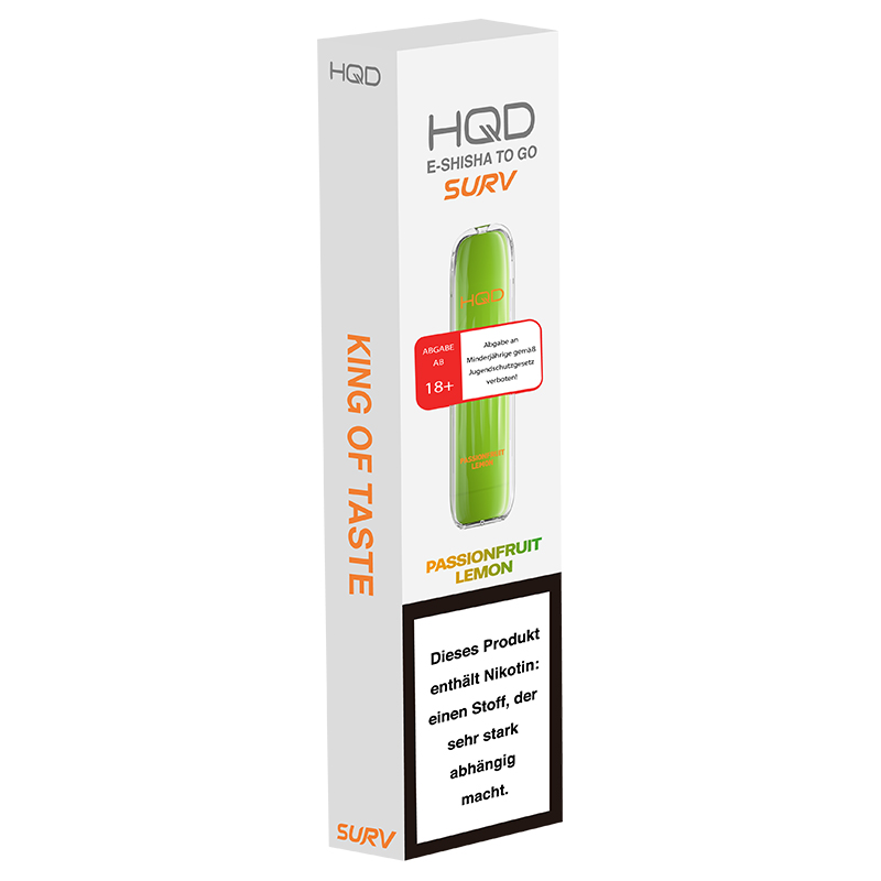 HQD Surv 600 E-Shisha Passionfruit Lemon