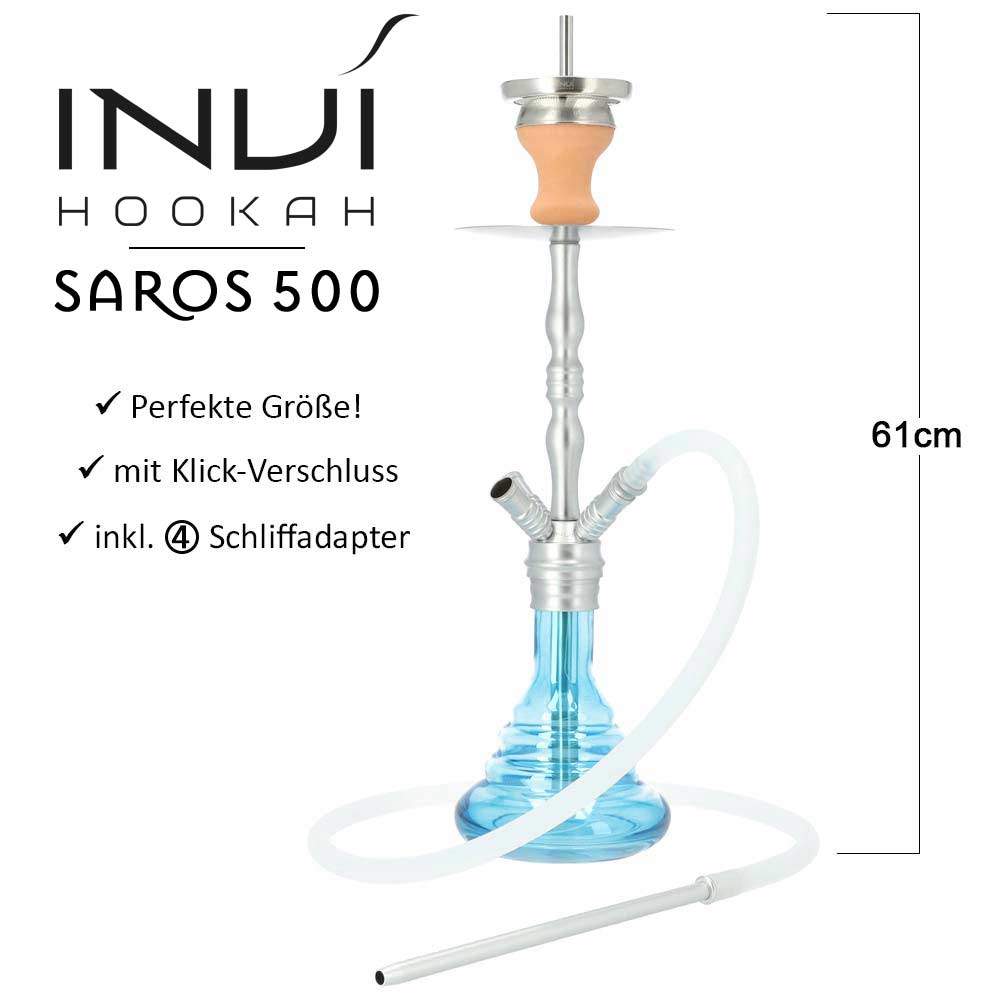 INVI Saros 500 Silber - Blue Shiny