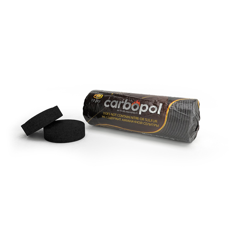 Carbopol Kohle 35mm - Box (100 Stück) - selbstzündend