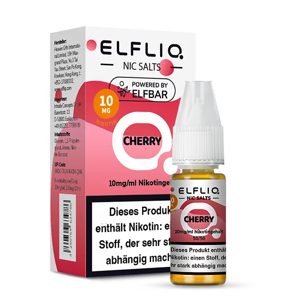 Elfbar ELFLIQ Liquid 10ml 10mg | Cherry