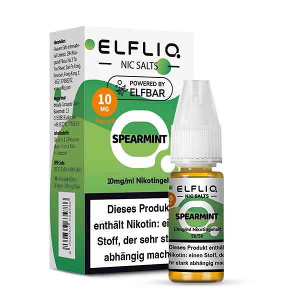 Elfbar ELFLIQ Liquid 10ml 10mg | Spearmint