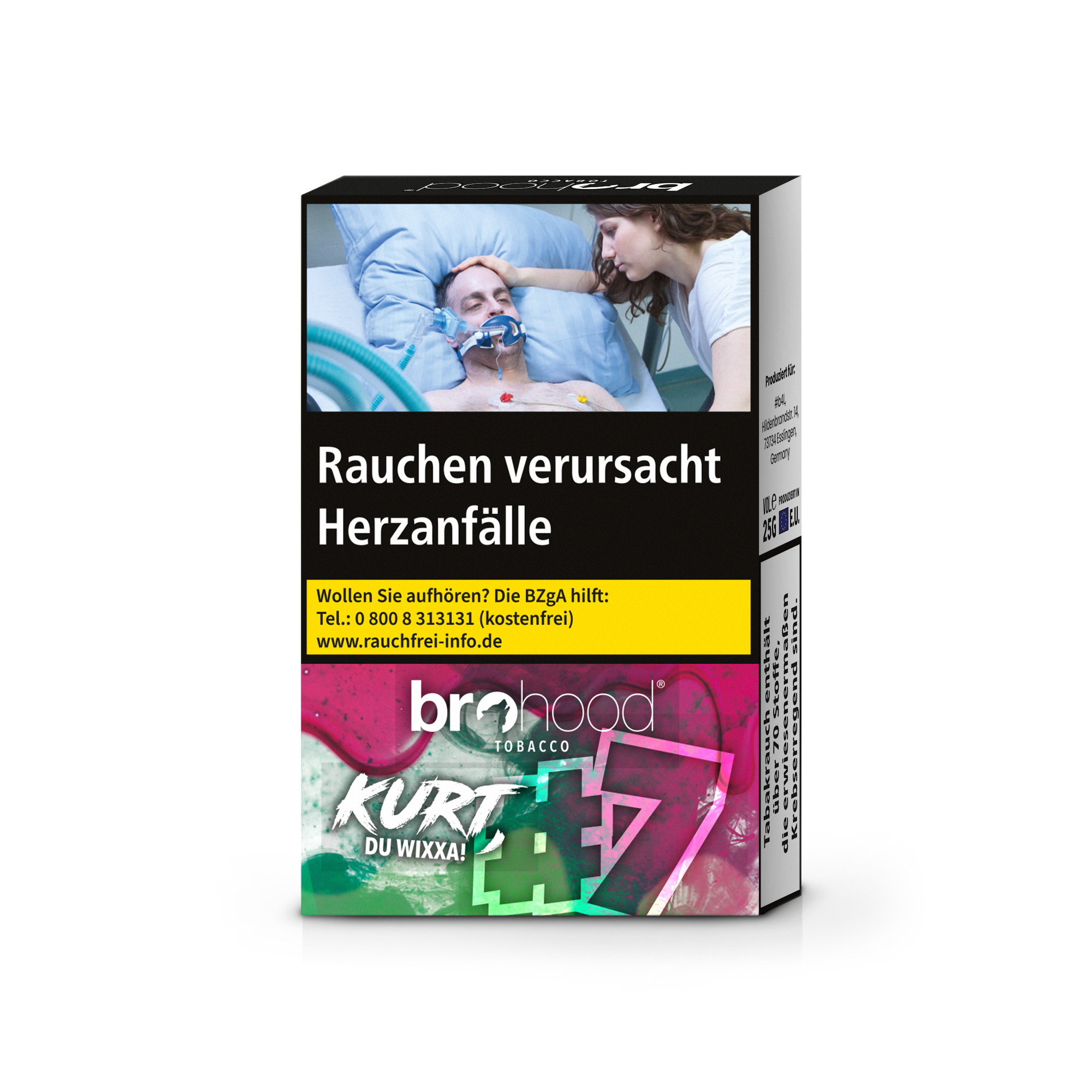 Brohood Shisha Tabak 25g - #7 Kurt, Du Wixxa!