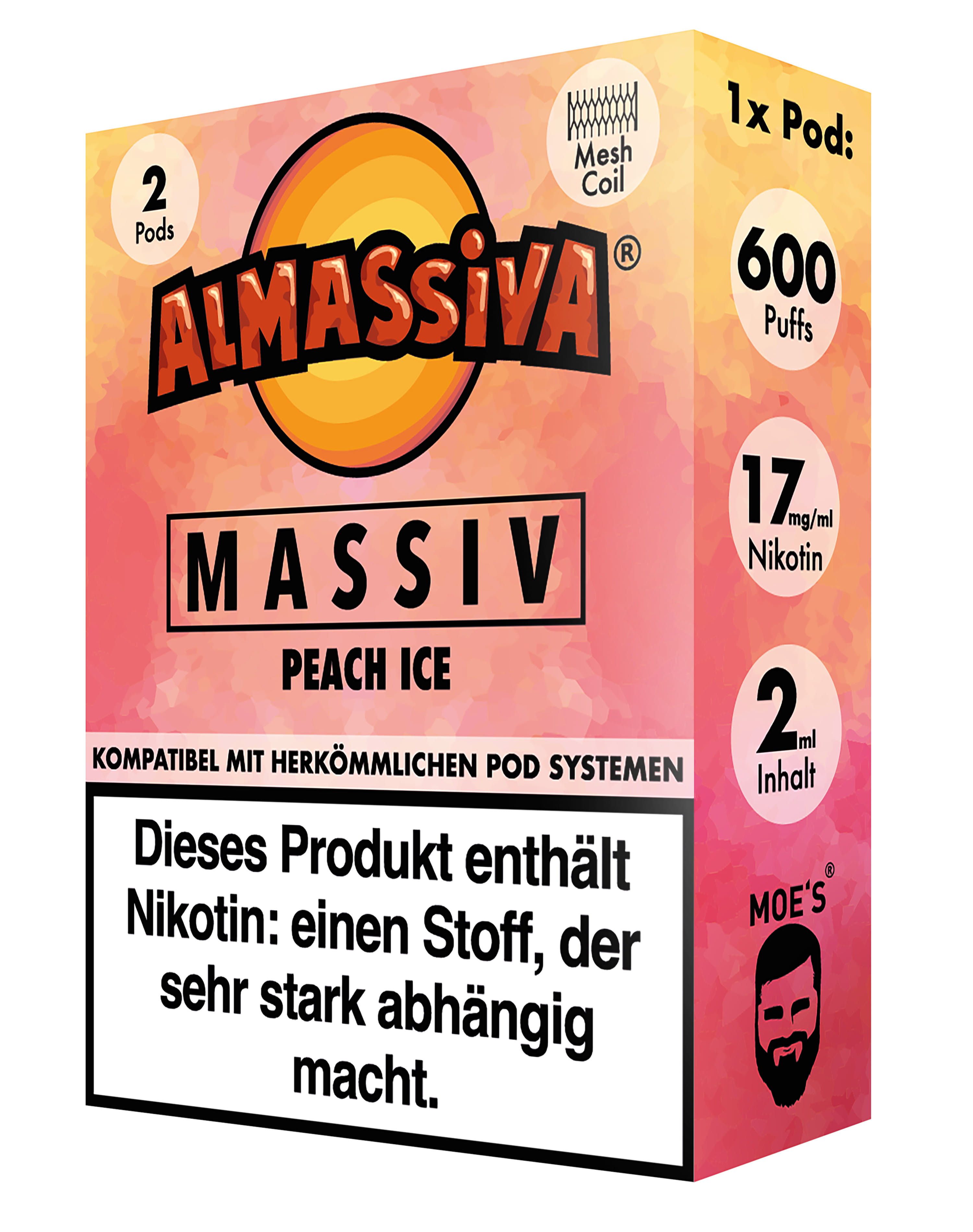 Al Massiva Vape POD (2 Stück) Massiv