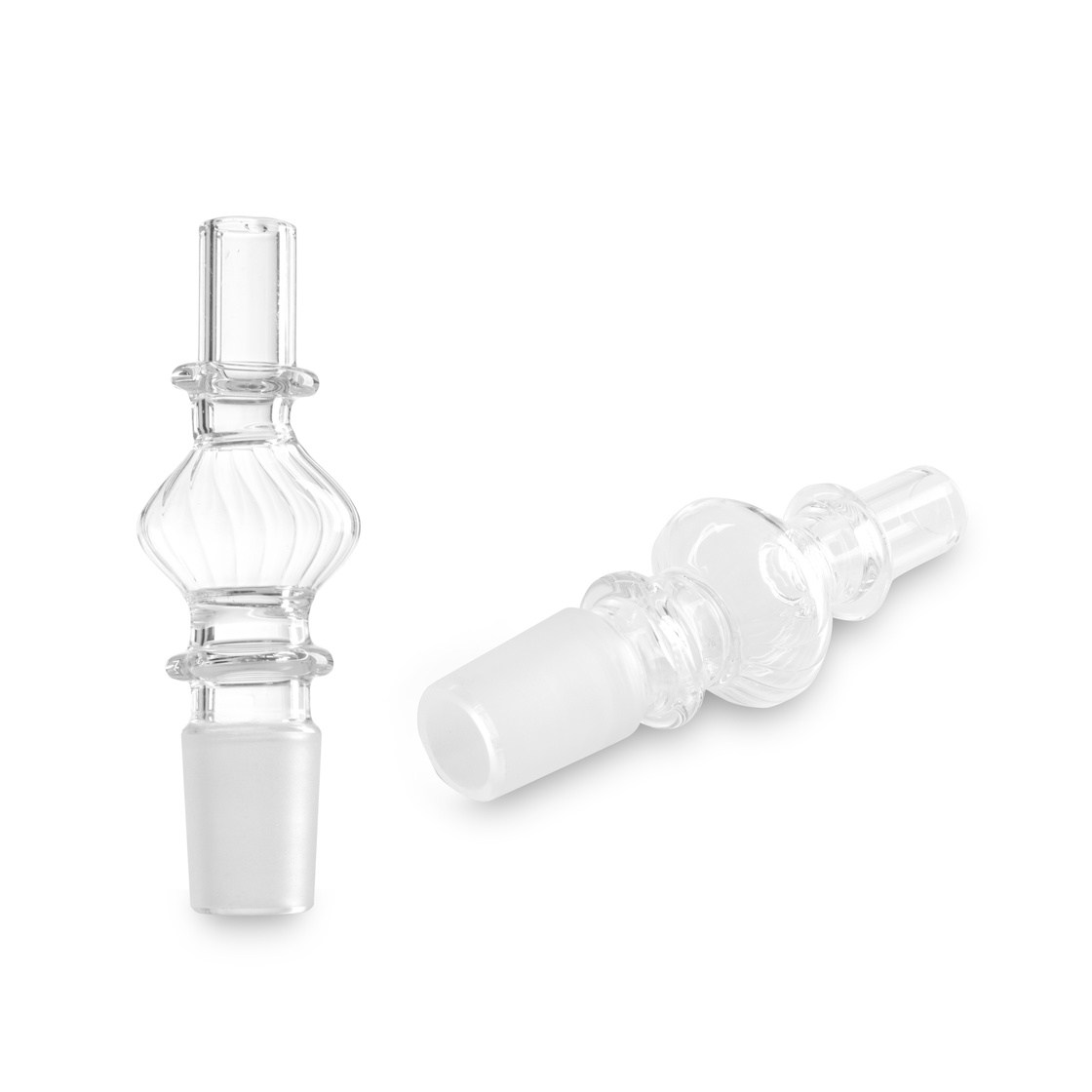 Smokah 18/8 Schliff Adapter Glas - 4er Set Clear