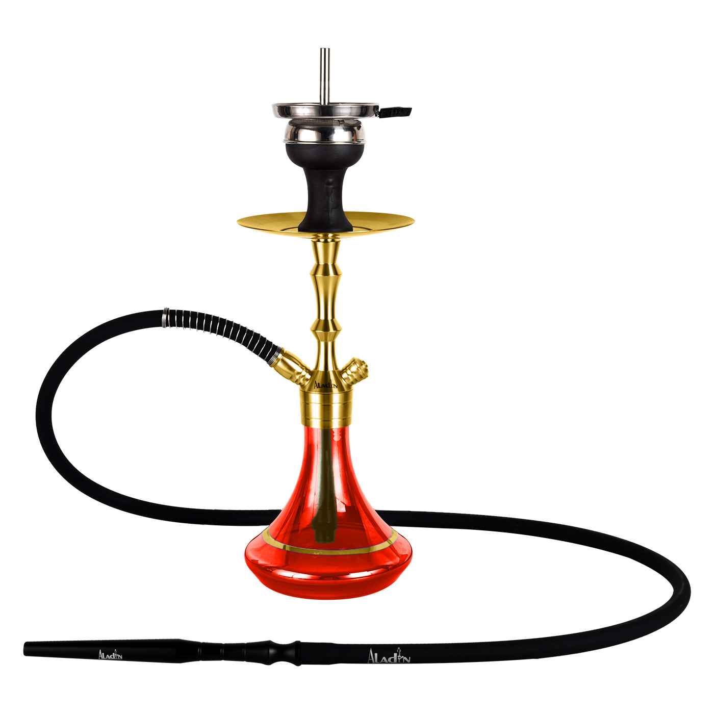 Aladin Shisha MVP 360 Gold Edition - red