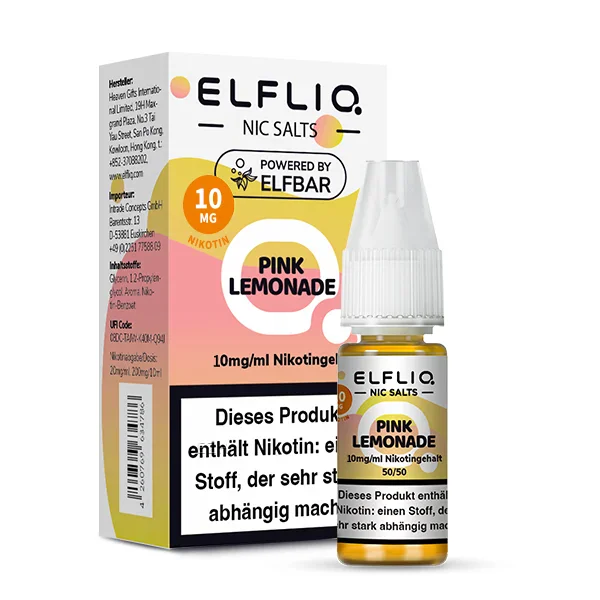 Elfbar ELFLIQ Liquid 10ml 10mg | Pink Lemonade