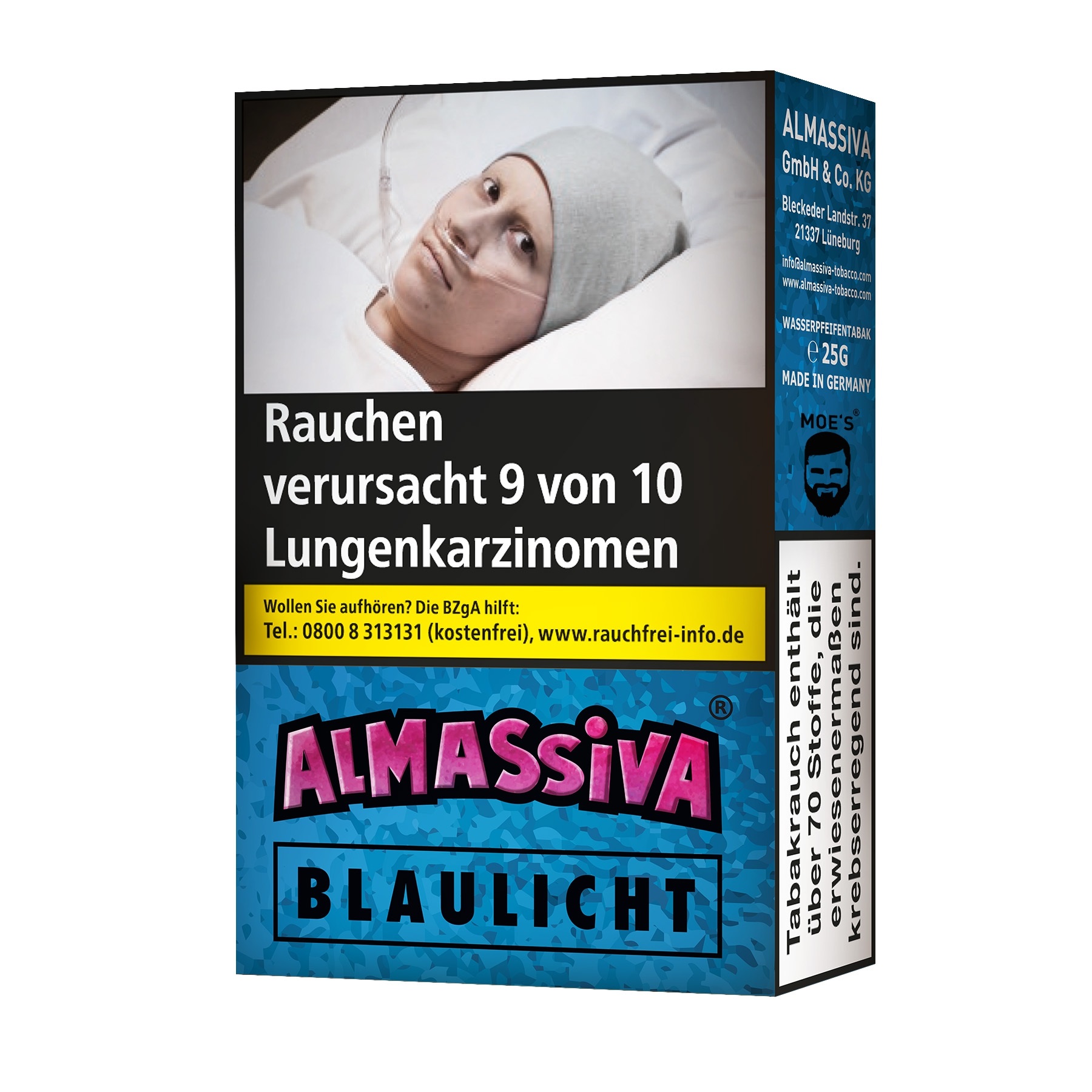 Al Massiva Tobacco 25g - Blaulicht