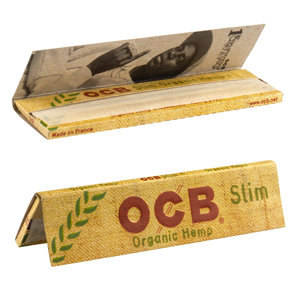 OCB Organic Hemp Smoking Paper King Size Slim - Box (50 Stück)