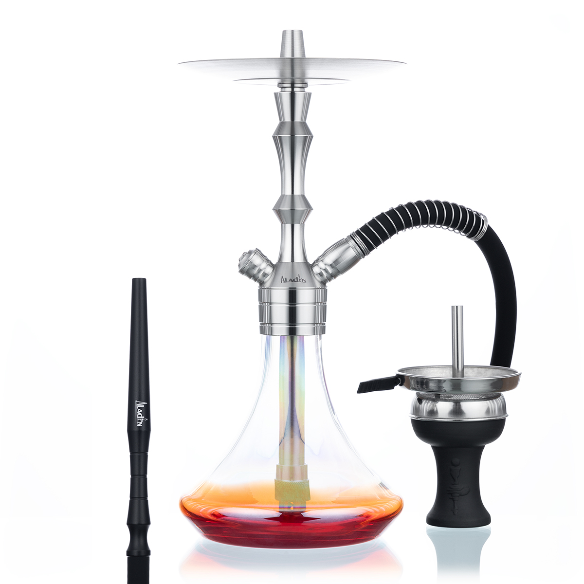 Aladin Shisha MVP 360 - shiny bottom red