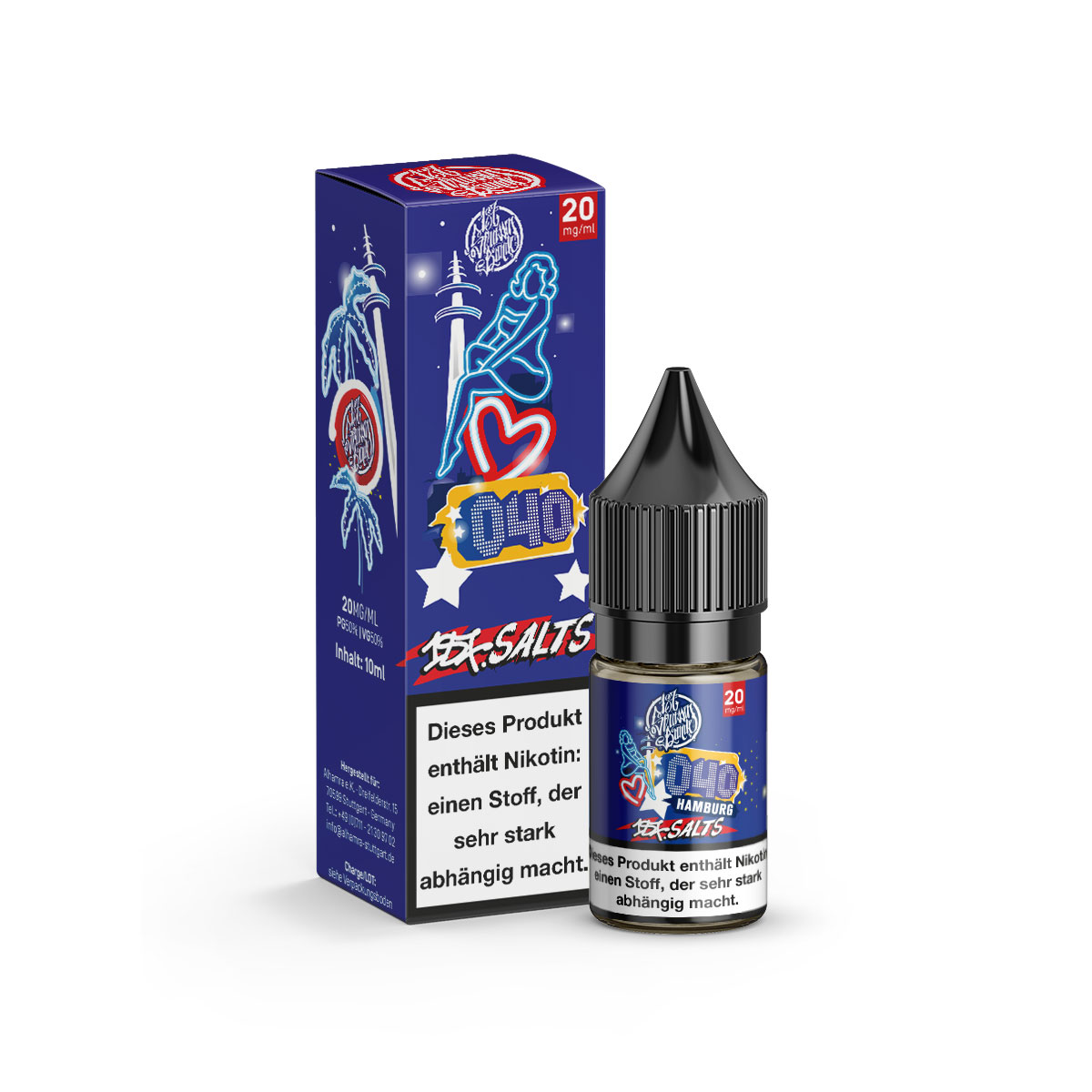 187 Salts Liquid 10ml (20mg/ml) - 040 Hamburg