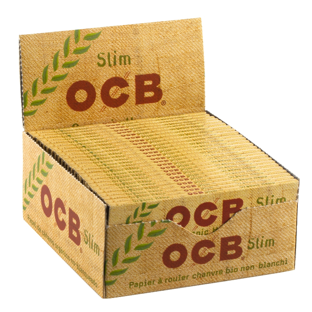 OCB Organic Hemp Smoking Paper King Size Slim - Box (50 Stück)