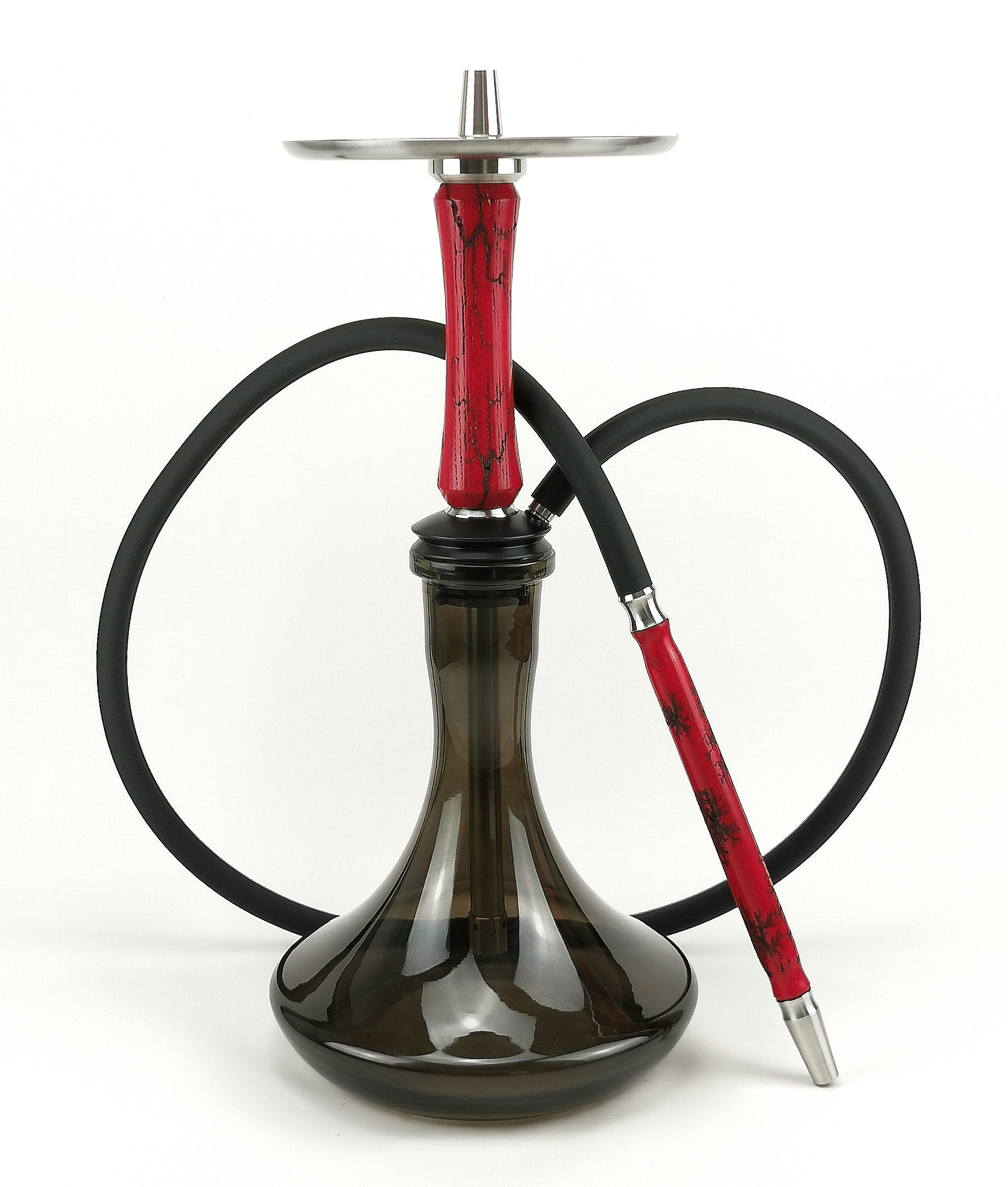 Hawk Hookah - Red - Black